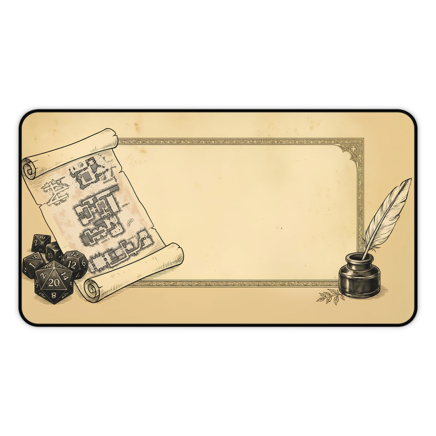 The Dungeon Master's Study Desk Mat