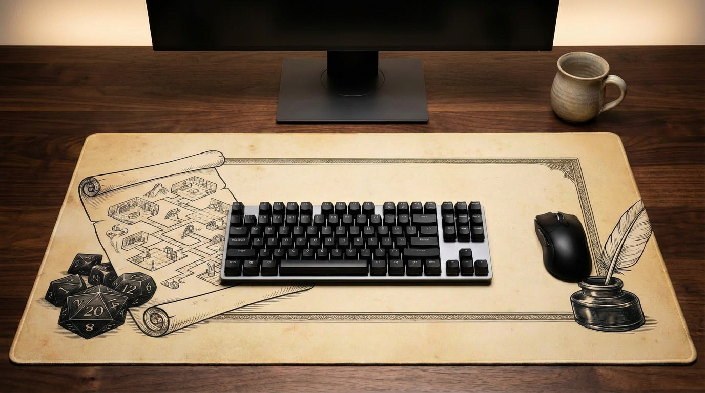 The Dungeon Master's Study Desk Mat