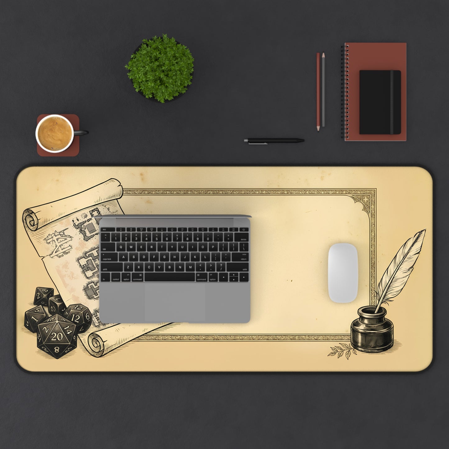 The Dungeon Master's Study Desk Mat