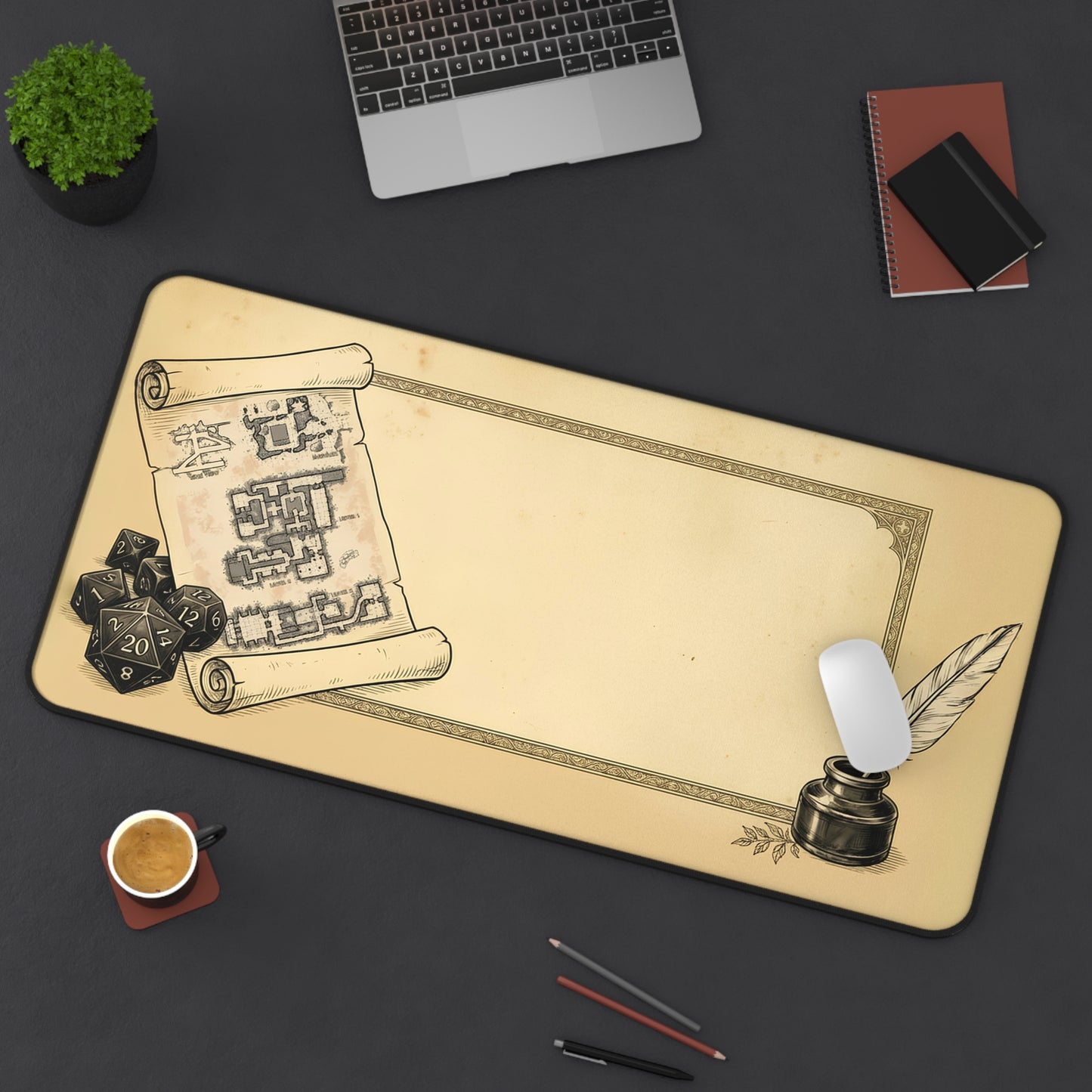 The Dungeon Master's Study Desk Mat