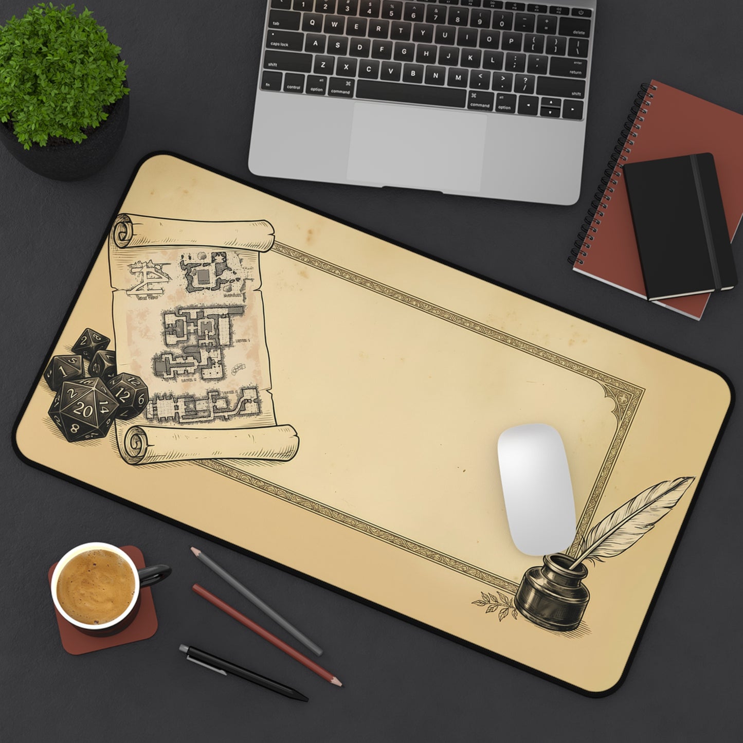 The Dungeon Master's Study Desk Mat