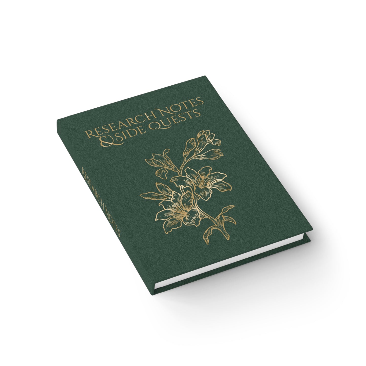 The Research Notes & Side Quests Hardcover Journal