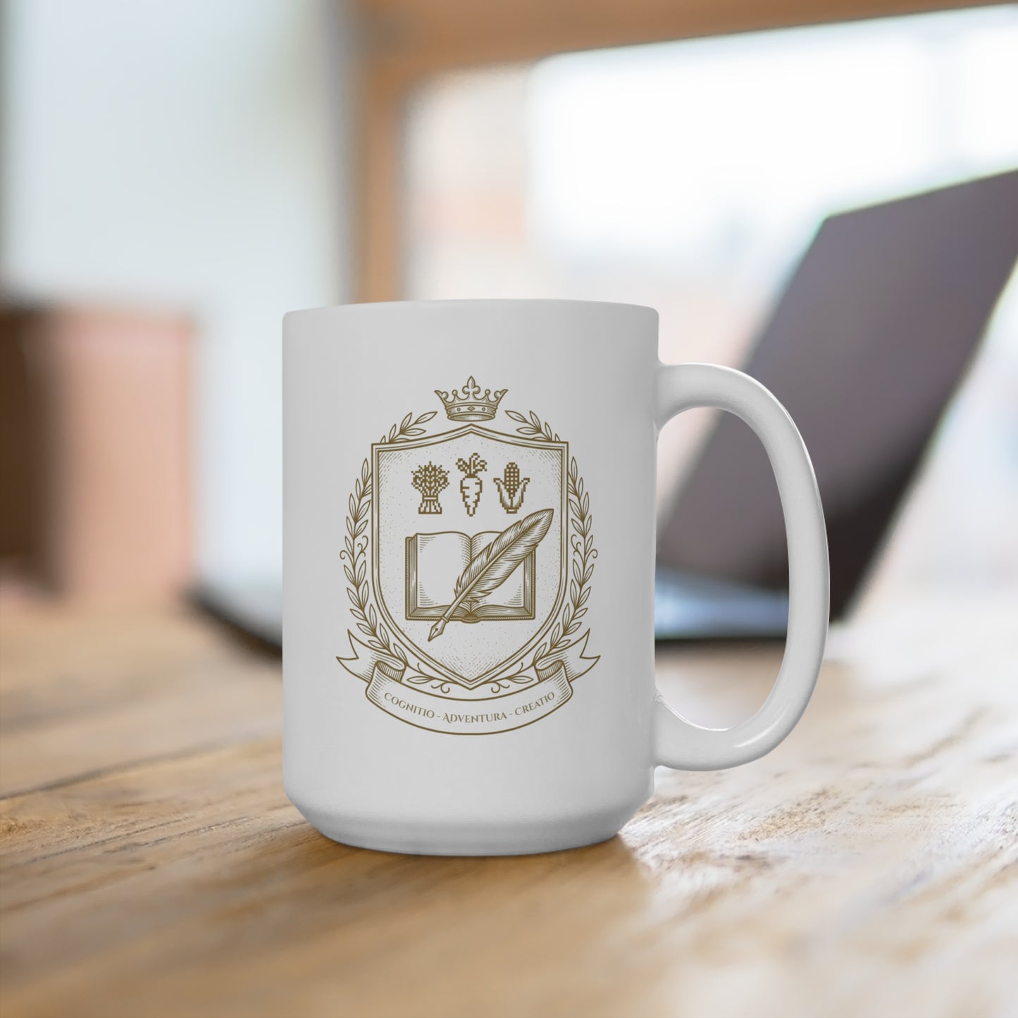 The Retro Academic Crest 15oz Mug
