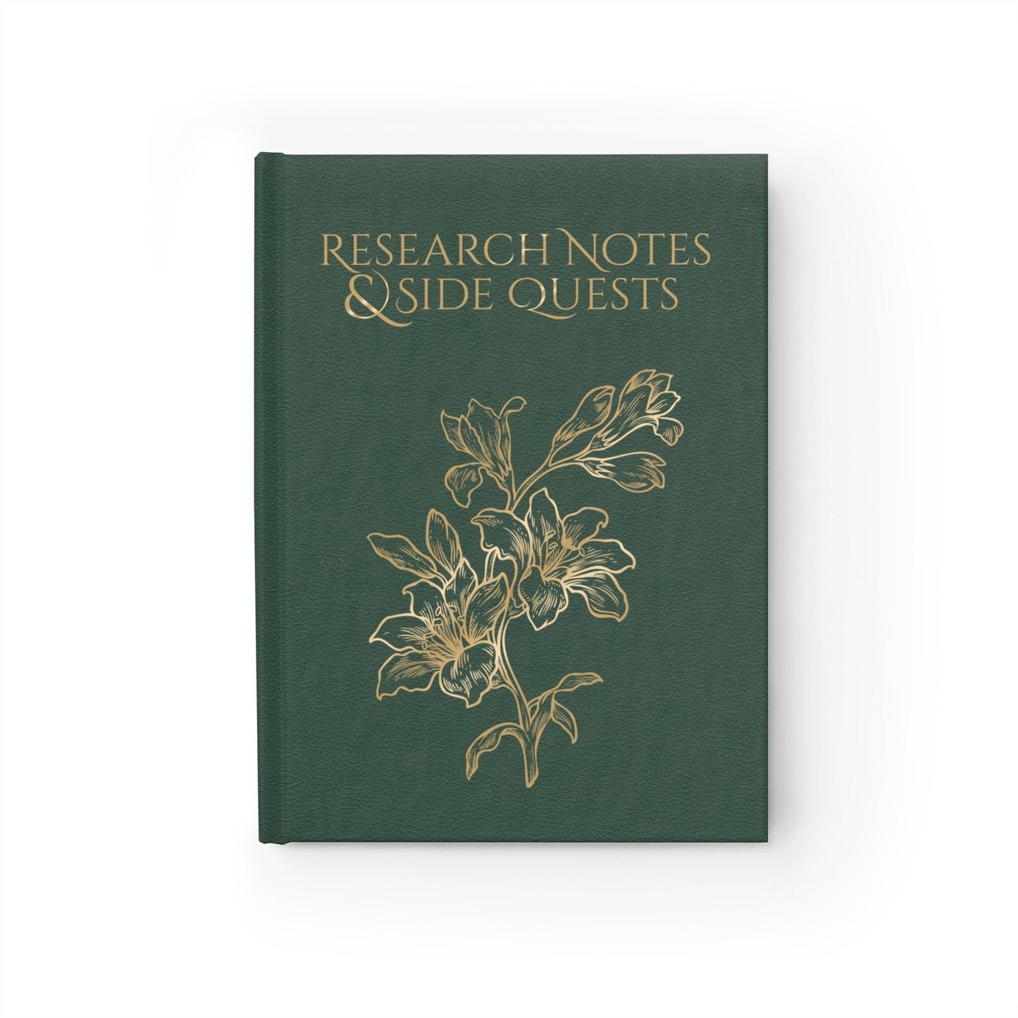 The Research Notes & Side Quests Hardcover Journal