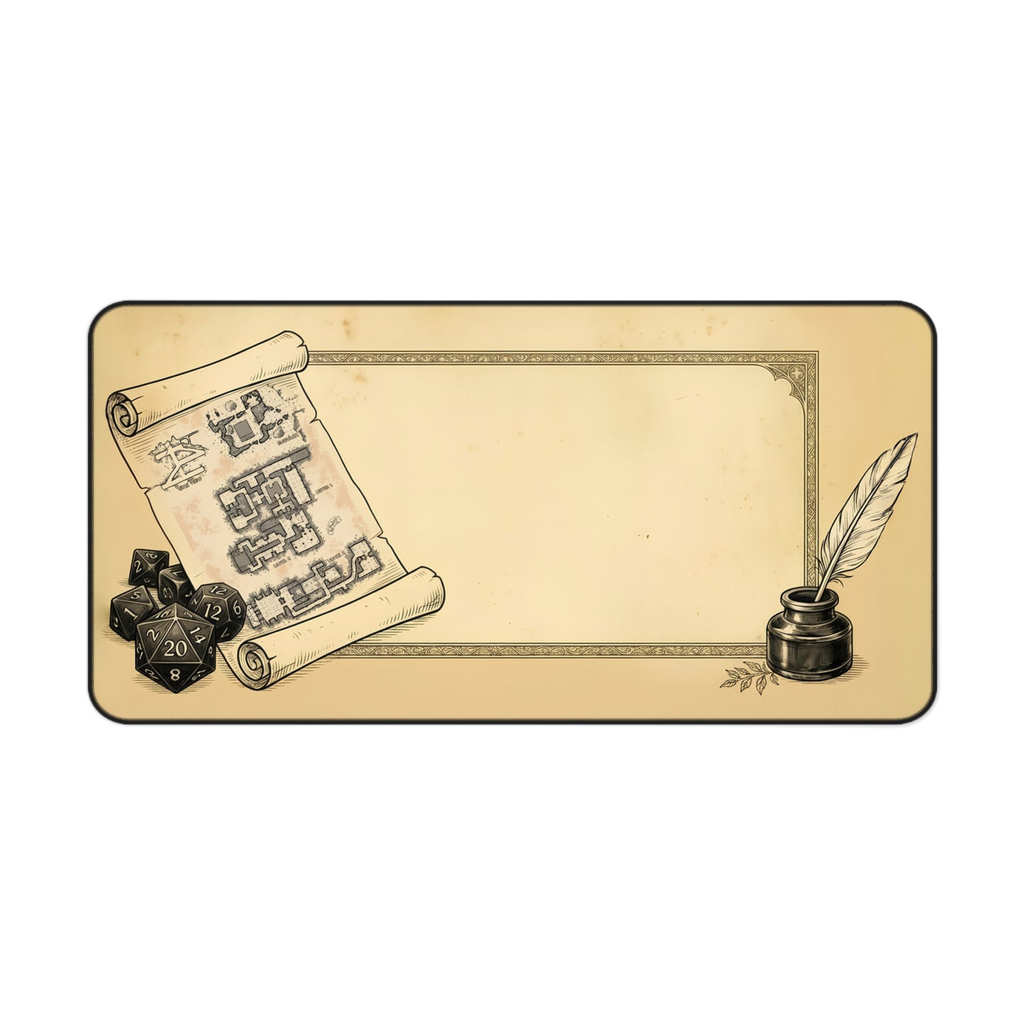 The Dungeon Master's Study Desk Mat